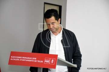 Debate entre los dos candidatos de primarias del PSOE de Telde (Foto Antonio Alí)